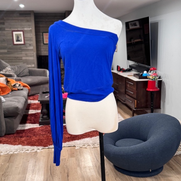 Anthropologie one shoulder long sleeve top - Picture 1 of 2